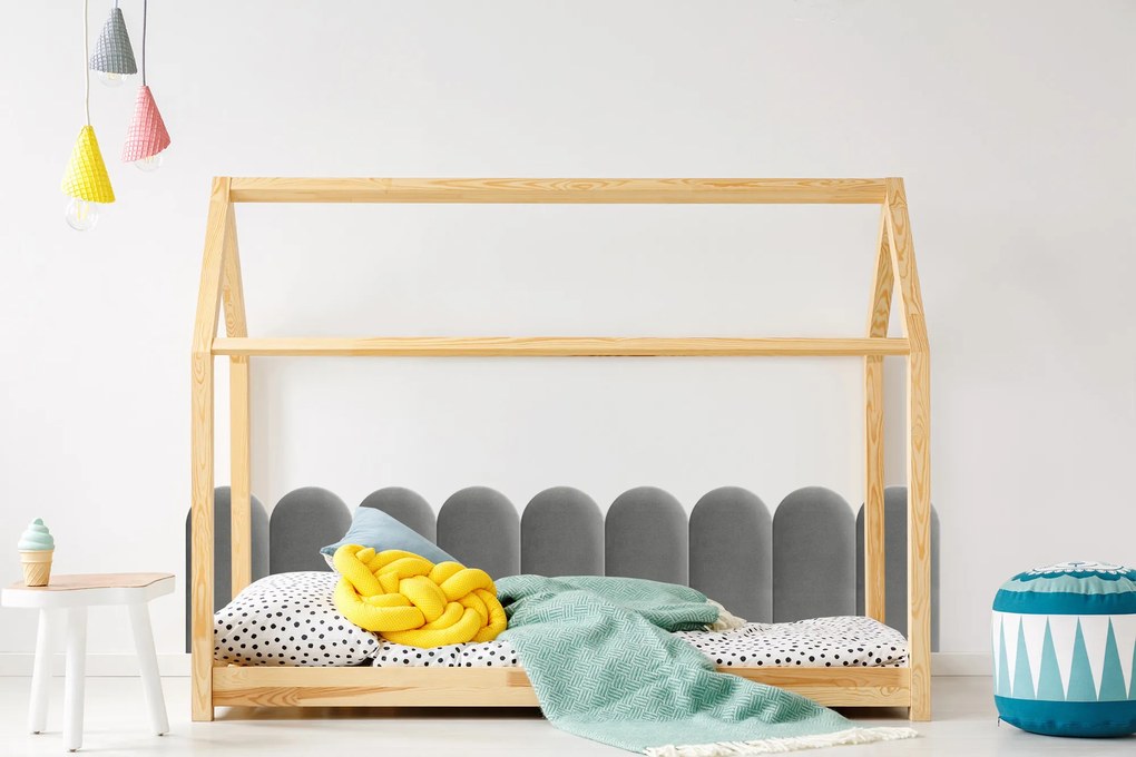 Kárpitozott panel - Íves - 30x60cm Szín: Khaki