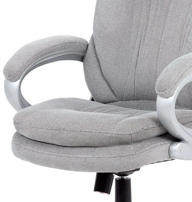 Irodai Főnöki Szék, Hinta Mechanikával, Ezüst Szövet. KA-G198 SIL2