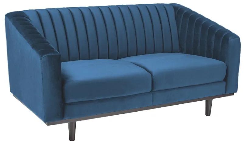 DAVE Velvet 2 kárpitozott kanapé, 150x78x85, bluvel 86