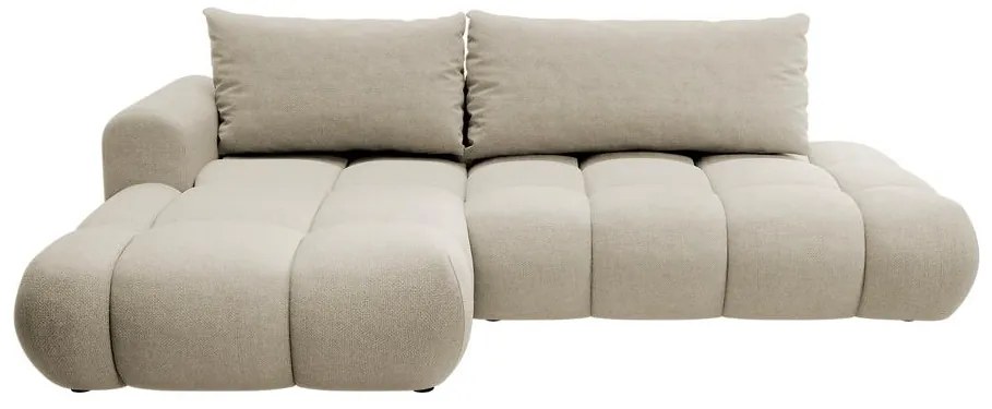 Sarokkanapé Ombre (B) (sötét bézs + fekete). 1099483