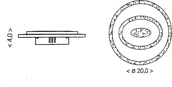 Brilagi - LED mennyezeti lámpatest MODERN MINI LED/26W/230V 3000/4000/6000K