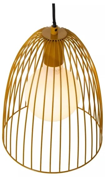 Lucide 74417/01/44 - Csillár zsinóron MACARONS 1xE27/40W/230V átm. 24,5 cm sárga