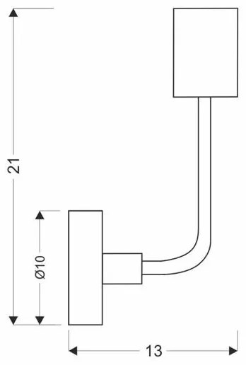 Fali lámpa SAGA 1xE27/40W/230V
