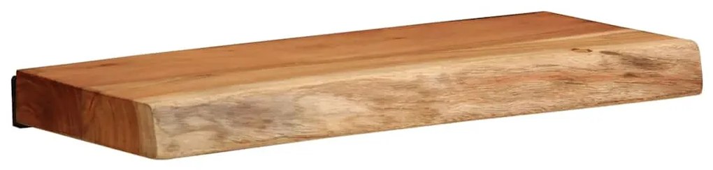 2 darab tömör akácfa fali polc 40x20x3,5 cm
