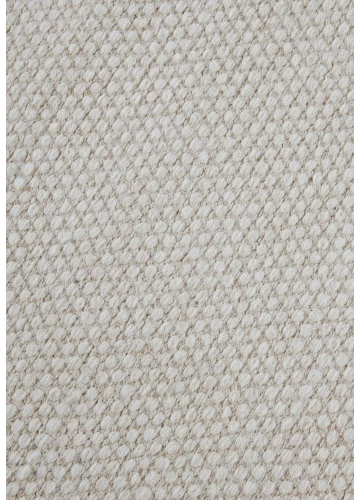 Krémszínű kézi szövésű gyapjúkeverék szőnyeg 80x150 cm Pradesh Natural White – Elle Decoration