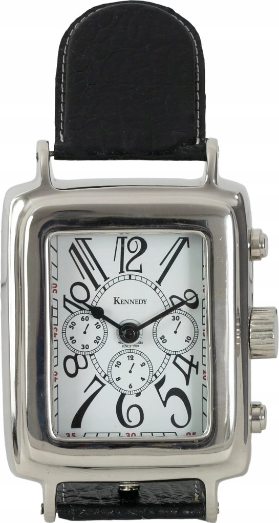 Asztali óra Fém retro ezüst 24cm magas