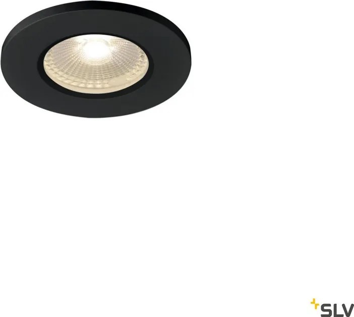 SLV 1001015 KAMUELA Kültéri Mennyezetbe Építhető Lámpa Fekete LED IP65