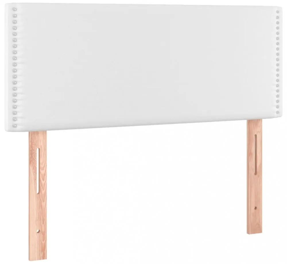 fehér műbőr LED-es fejtámla 100 x 5 x 78/88 cm