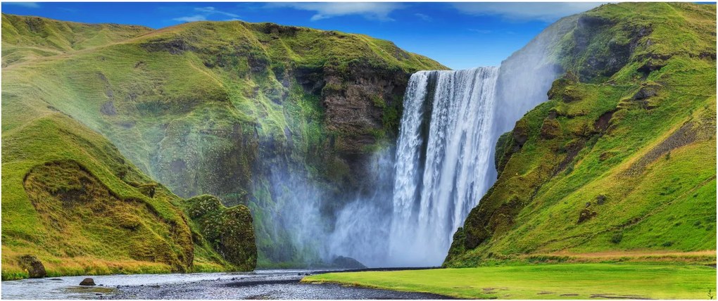 Kép - Seljalandsfoss vízesés (120x50 cm)