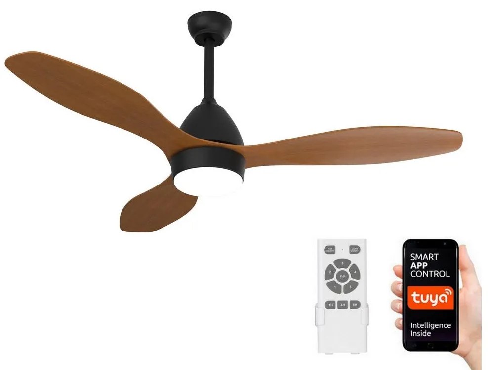 Immax Neo Immax NEO 07141-B-LED Mennyezeti ventilátor NEO LITE FRESCO 18W/230V Tuya Wi-Fi + távirányító IM0852