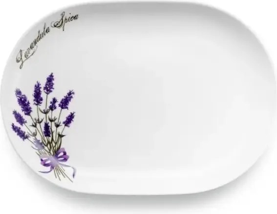 Ovális tál 28 cm Boss Levendula
