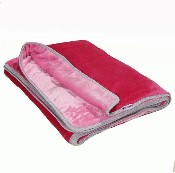 Fleece takaró dupla pink rózsaszín