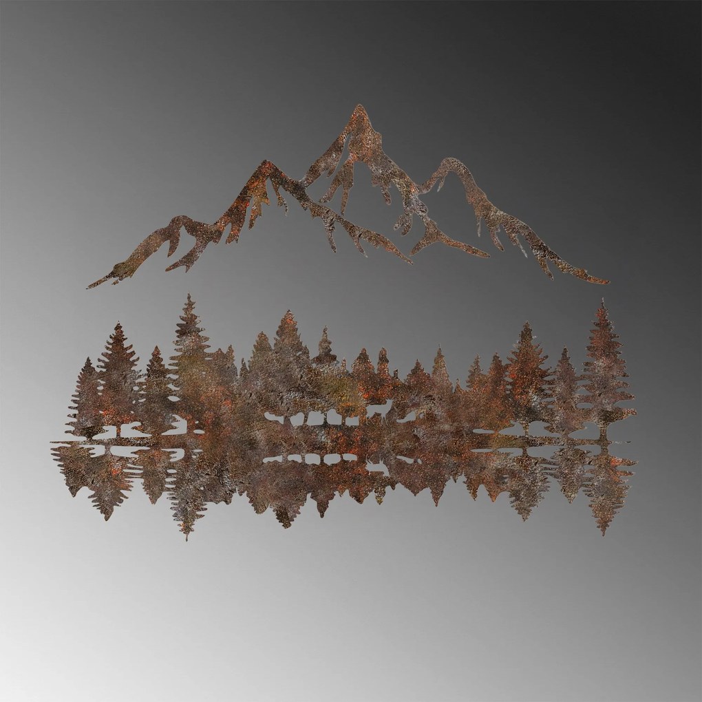 Fém fali dekoráció, Rusty Landscape 2