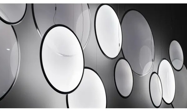 Artemide 1994310APP-LED RGBW Dimmelhető csillár zsinóron DISCOVERY LED/79W/230V antracit