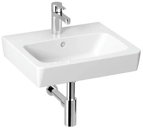 Jika Lyra Plus Viva mosdó bútorba 50x43 cm fehér színben fényes felülettel középső nyílással H8103800001041