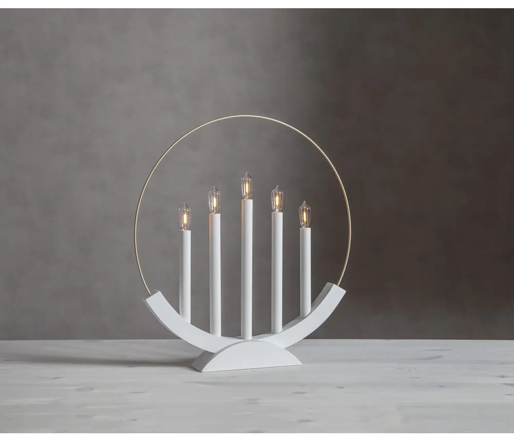 Fehér karácsonyi fénydekoráció Brace – Star Trading