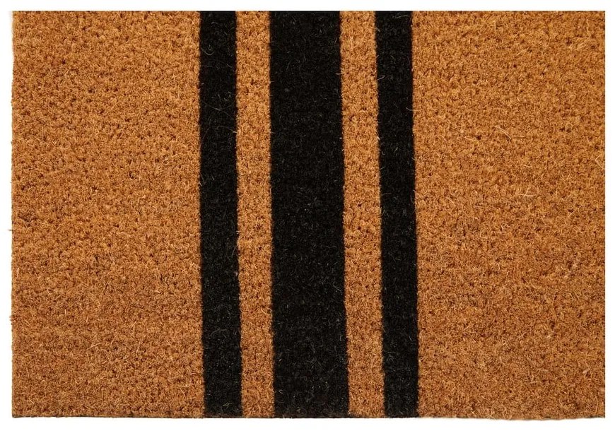 Kókuszrost lábtörlő 55x125 cm Black Stripe – Premier Housewares