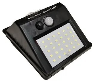 30 Led-es Mozgásérzékelős, Napelemes Led Lámpa
