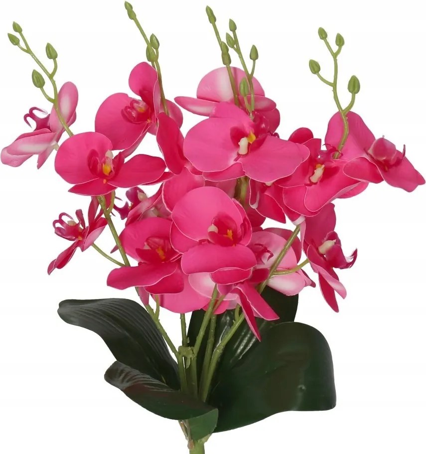 Gumírozott Orchidea Csokorban 45CM Prémium Művirág