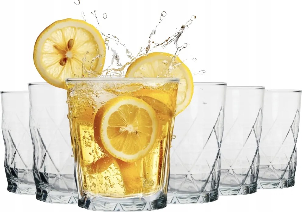 Whiskys poharak alacsony víz gyümölcslé italok Sia 345 ml 6 db Keops