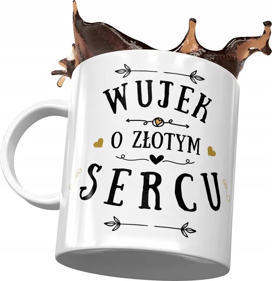 Bögre a család nagybátyjának Bácsinak Ajándék Nyomtatott Fotóval