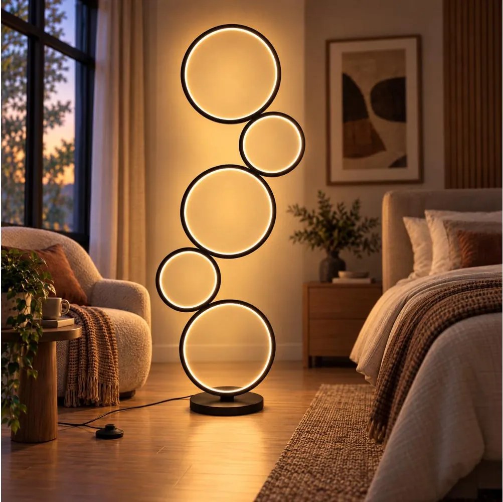 BRILAGI - LED állólámpa ECHO LED/36W/230V 4000K 110 cm fekete