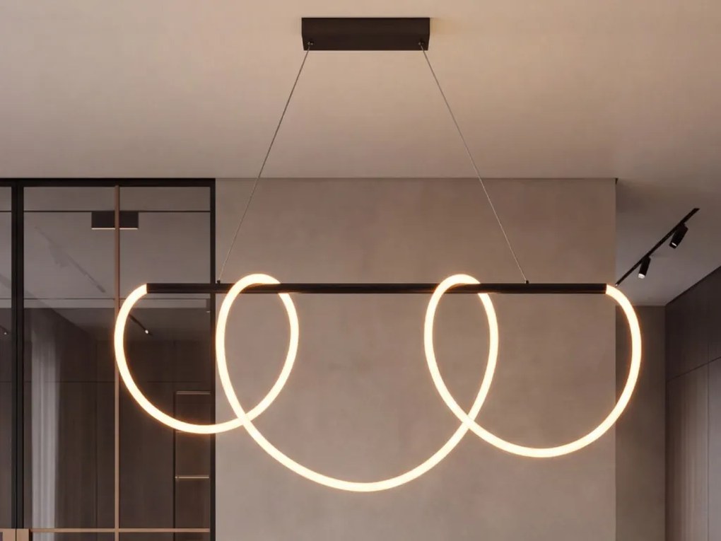 LED függesztett lámpa + távirányító 75 W – J4390/B