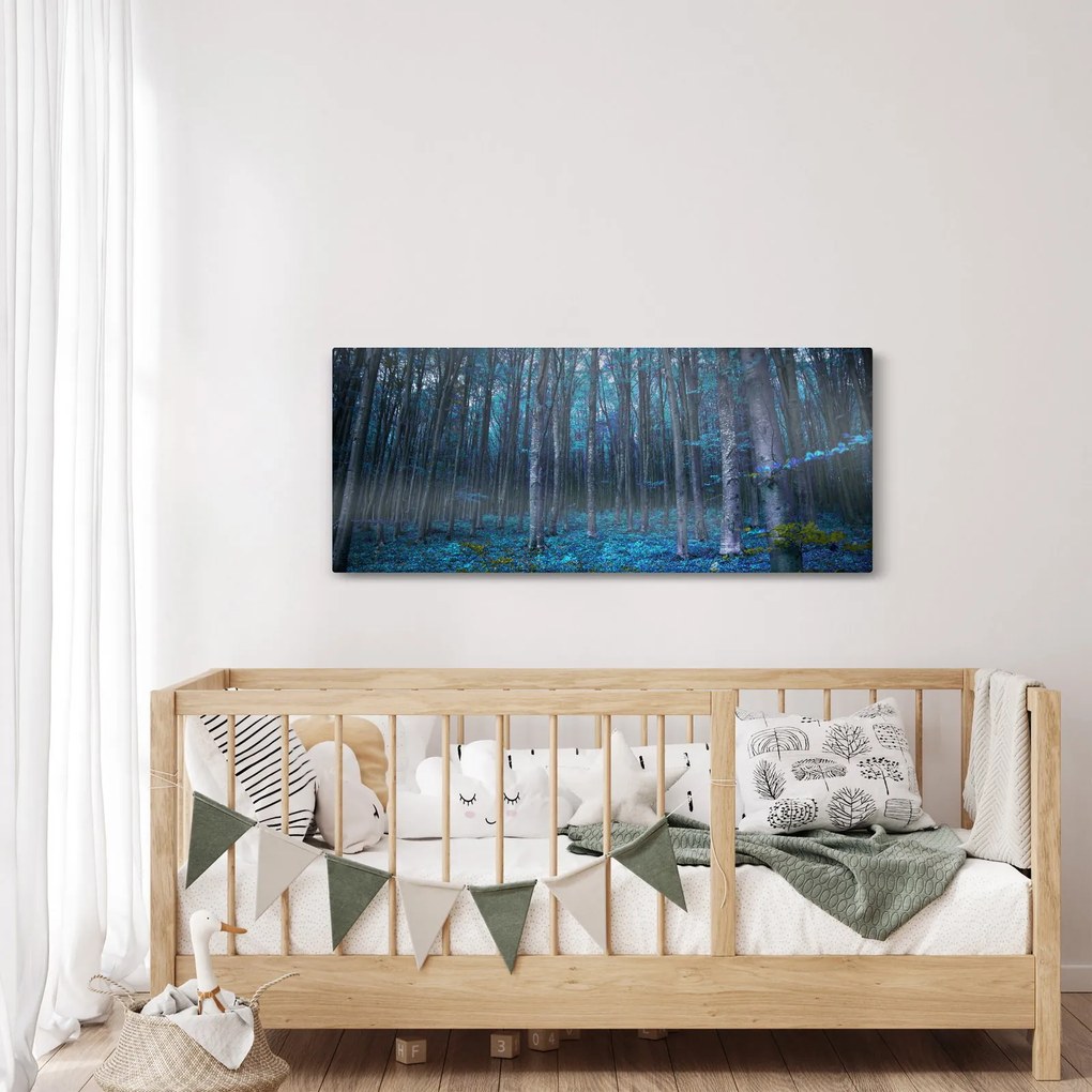 Kép - varázslatos erdő (120x50 cm)