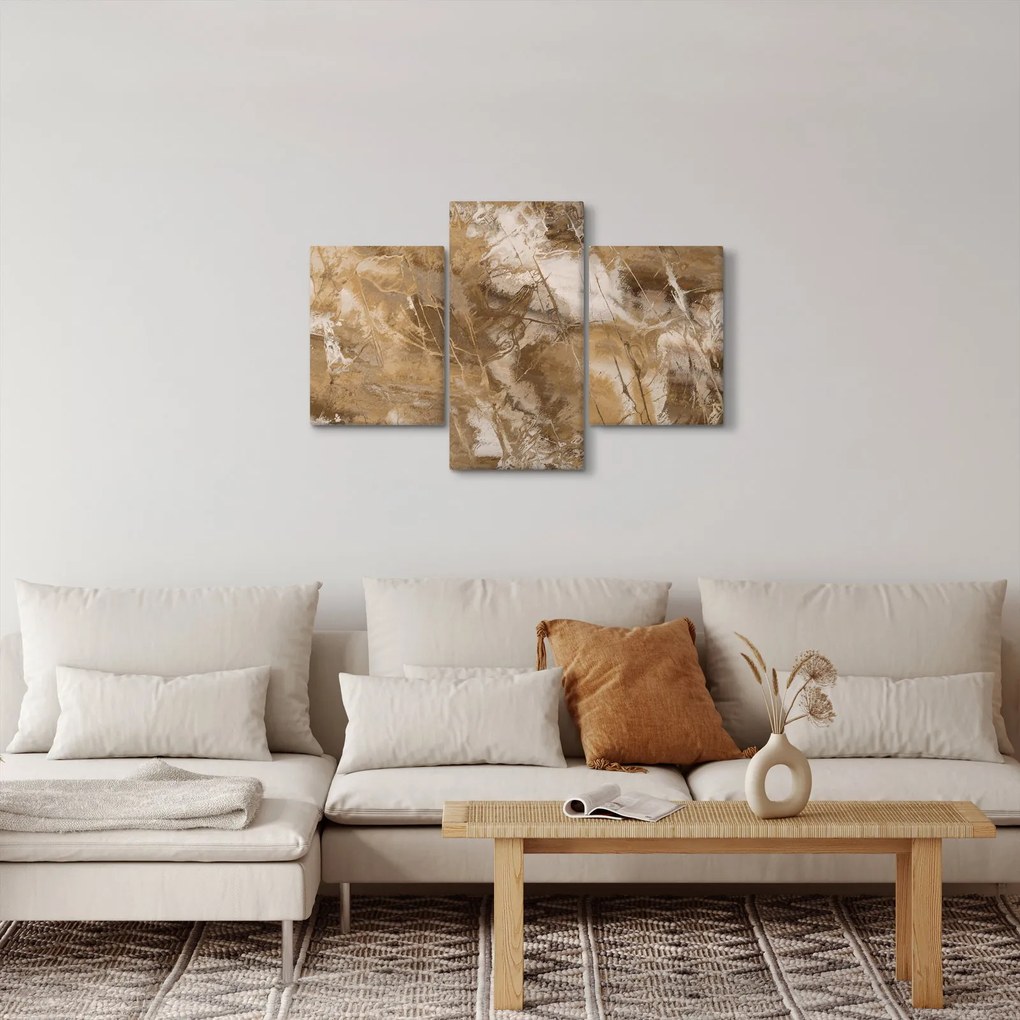 Kép - Barna absztrakció (90x60 cm)