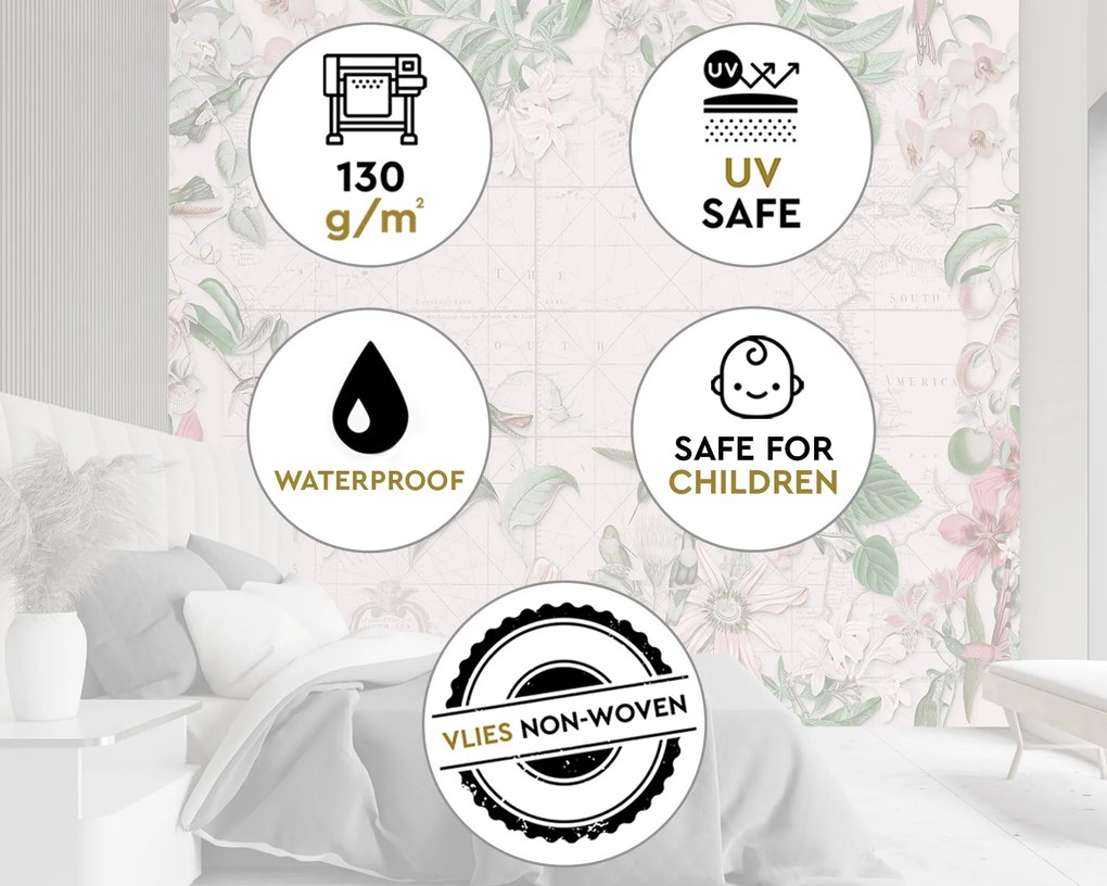 Gario Fotótapéta Közelkép a kontinenseken - Andrea Haase Anyag: Vlies, Méret: 300 x 210 cm