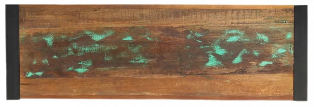 tömör újrahasznosított fa tálalóasztal 110 x 35 x 76 cm