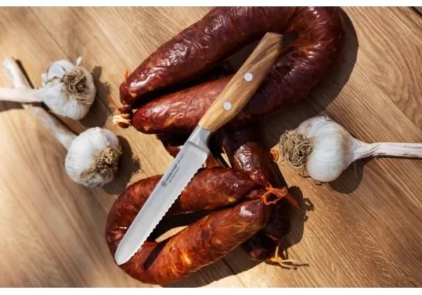 Wüsthof AMICI kenyérvágó kés 14 cm, olívafa markolat