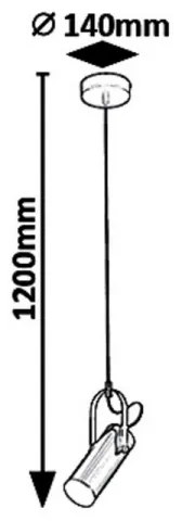 Rabalux 6429 - LED Csillár zsinóron RAVEN LED/5W/230V