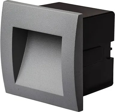 RENDL GORDIQ S süllyesztett lámpa antracitszürke 230V LED 1.5W IP65 3000K
