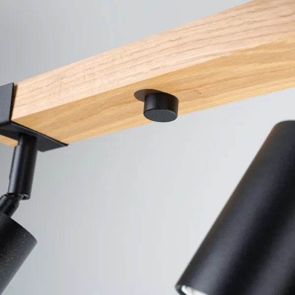 Sollux SL.1346 - Spotlámpa FAGER 4xGU10/10W/230V fekete