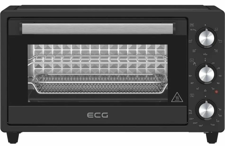 ECG ET 2001B Airfry elektromos sütő, antracitszínben