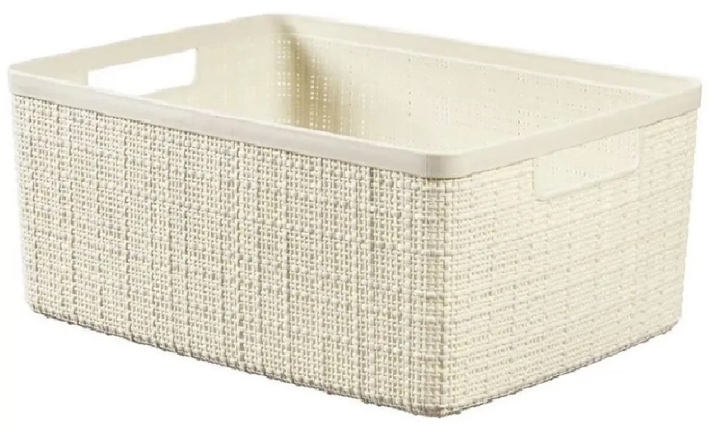 Curver Tároló kosár JUTE M, bézs