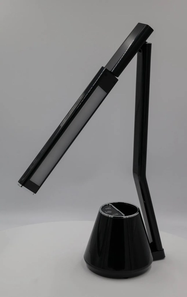 KAJA K-BL1066 CZARNY KIKI Ezüst Színű Asztali Lámpa 8W LED 700Lm 3000-6000K IP20