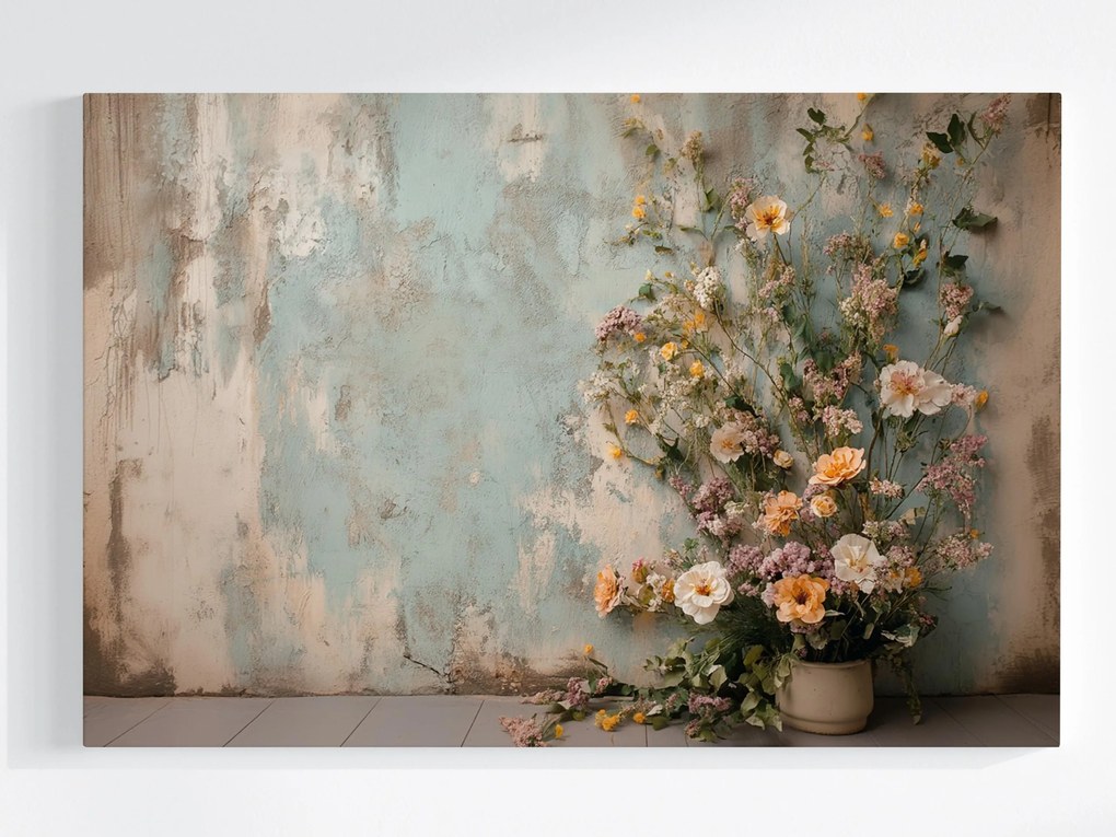 Canvas Vászonkép Kompozíció Virágok Fal Shabby Chic Boho 60x40