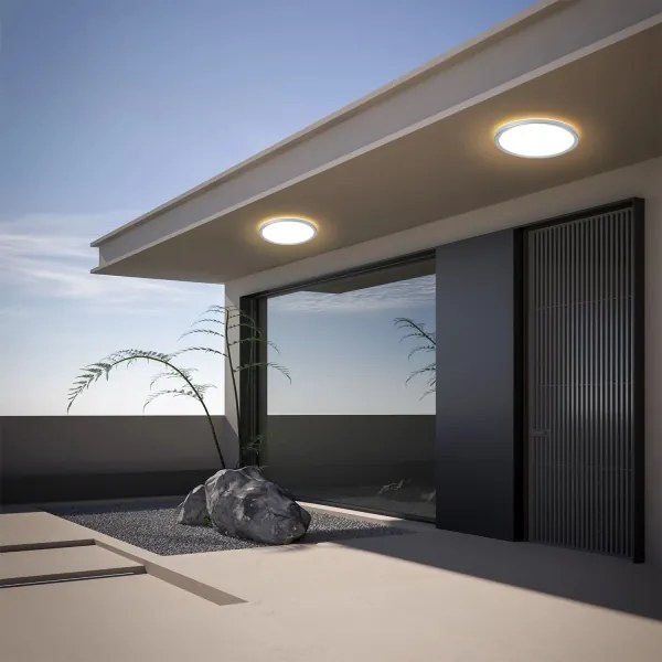 Brilagi - LED fürdőszobai mennyezeti lámpa ULTRA SLIM LED/18W/230V átmérő 30 cm ezüst IP54