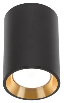 Spotlámpa CHLOE 1xGU10/35W/230V kerek fekete/arany