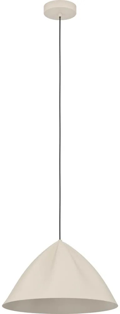 Eglo 900836 - Csillár zsinóron PODERE 1xE27/40W/230V krémes