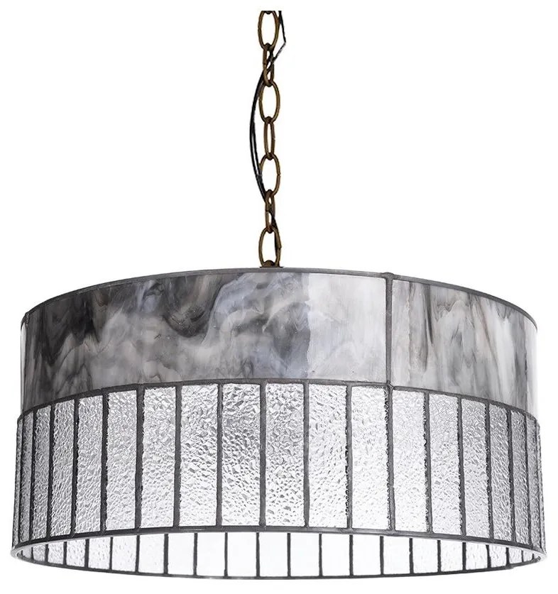 Prezent 210 - Csillár láncon TIFFANY 2xE27/60W/230V