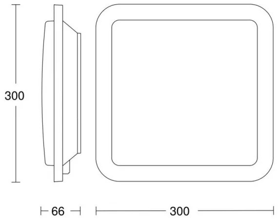 Steinel 052539 - LED Mennyezeti lámpa érzékelővel LED/9,5W/230V