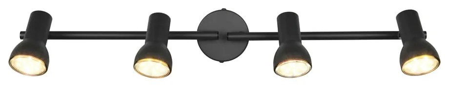 Fekete spotlámpa ø 8 cm Cantar – Reality