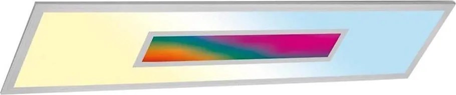 LED RGBW dimmelhető panel LED/20W/230V ezüst + távirányító