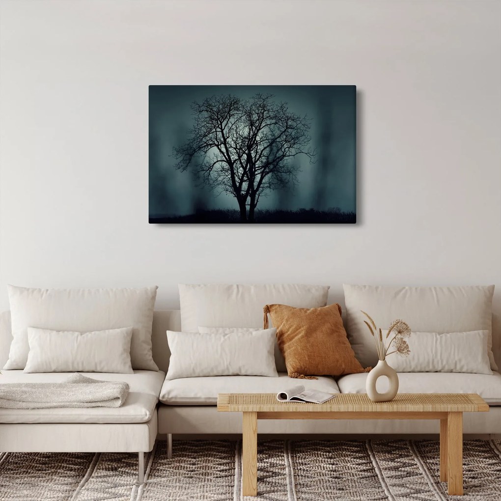 Kép egy fáról napfogyatkozáskor (90x60 cm)