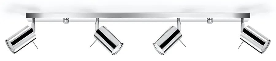 Etna 4L ezüstszínű mennyezeti lámpa - Sollux