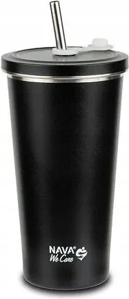 Utazó termosz bögre Nava 520 ml fekete