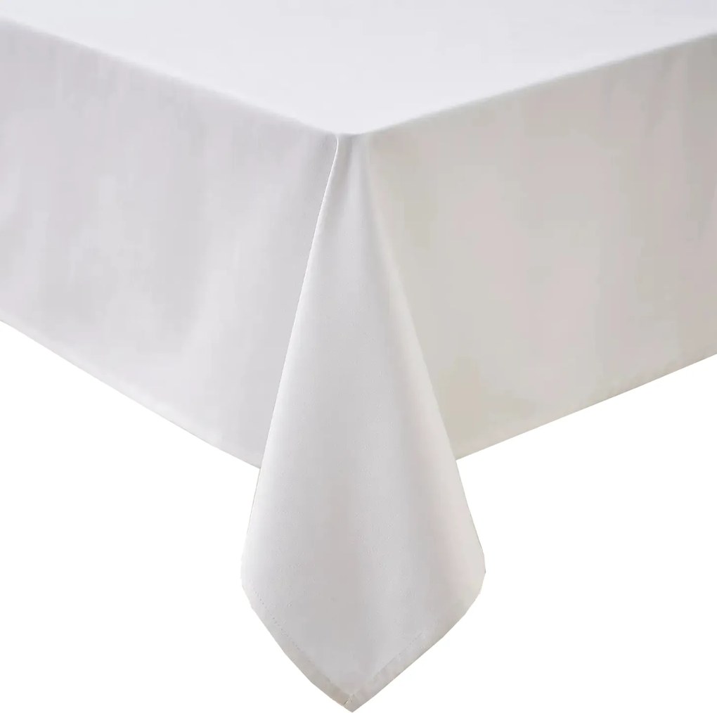 Abrosz 140x350 cm klasszikus Fehér abrosz foltálló